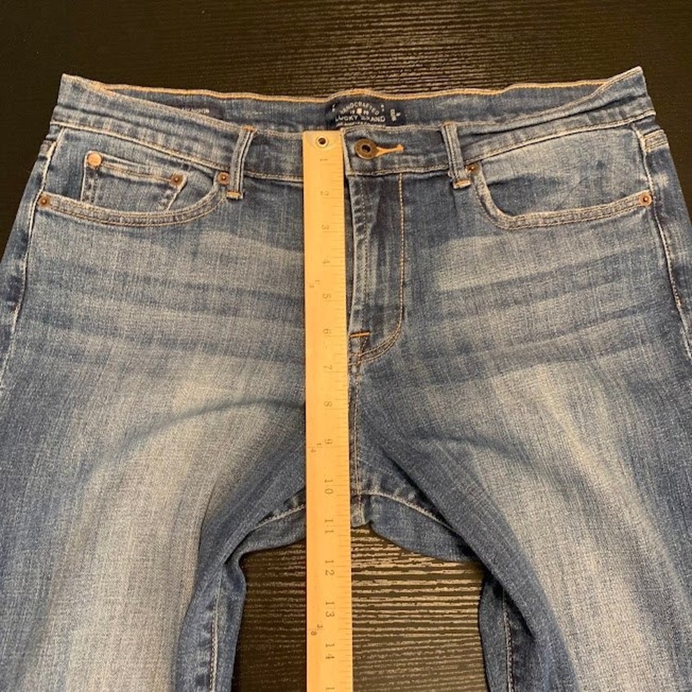 Lucky Brand Sweet N Straight Denim Jeans Mid Rise Women's 16/33 - Picture 11 of 13